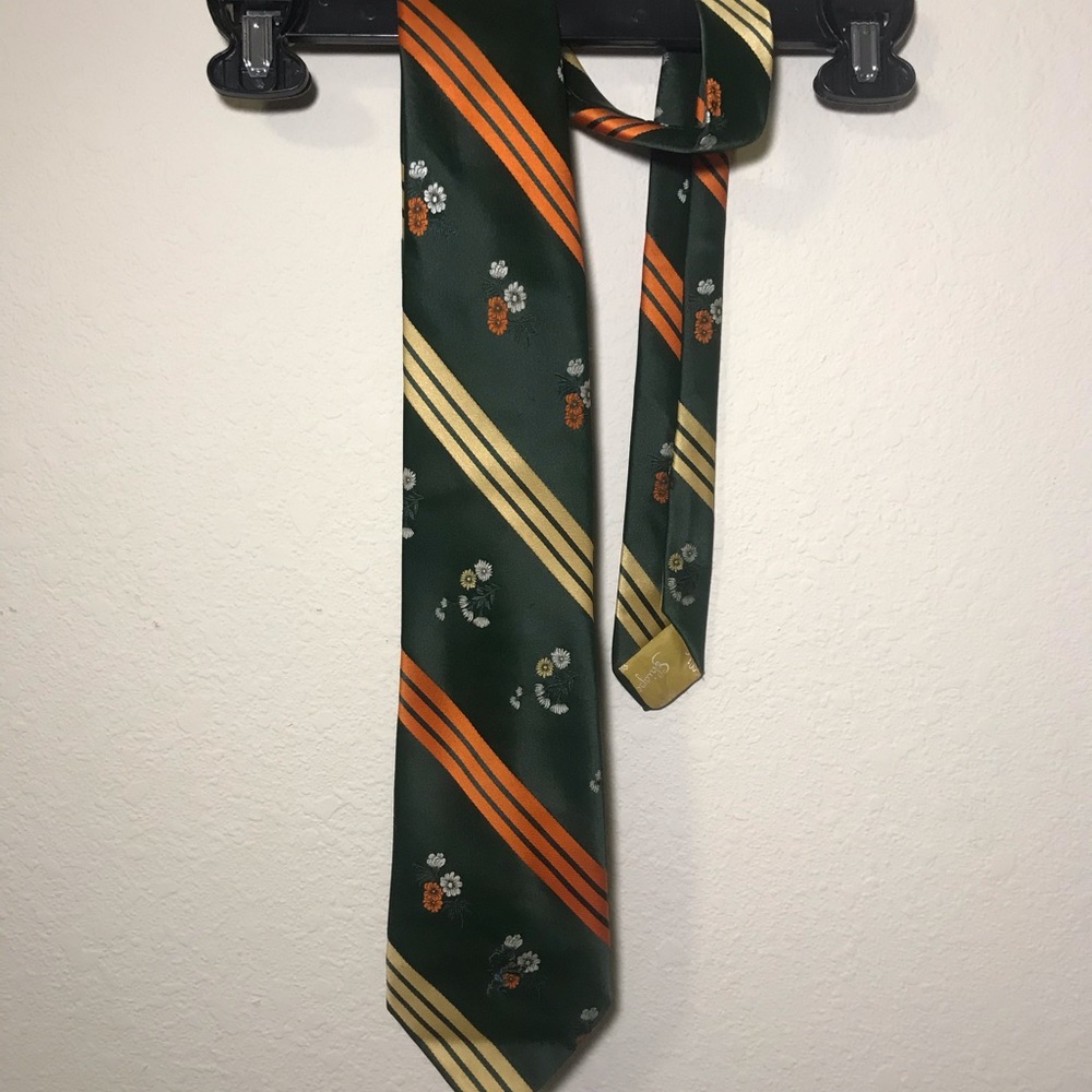 Striped Weinstock's Wool Tie Made in Scotland